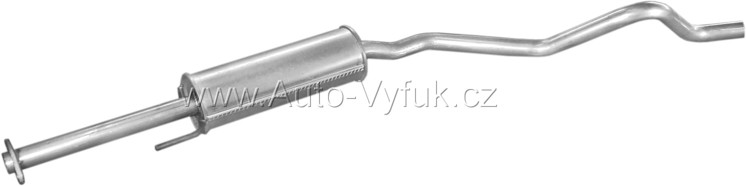 Tlumič střední Opel Astra 1.7D kombi 91-92