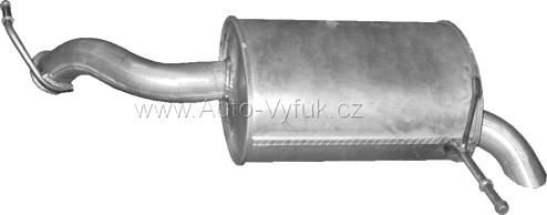 Výfuk koncový PEUGEOT 407 1.6 D SEDAN, KOMBI 4/2004-10/2004 1560ccm 81kW kat.