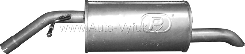 Tlumič koncový Citroen C3 Picasso/ C4 cactus ; Peugeot 207 / 207C