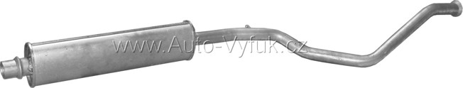 Tlumič střední Peugeot 307 2.0i -16V 03/02-06/05
