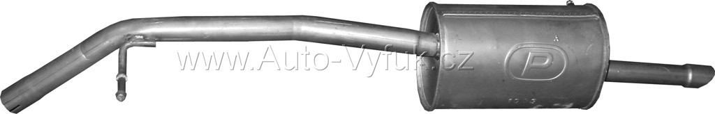 Tlumič koncový Peugeot 301 1.2 12V ; Citroen C-Elysee 1.212V