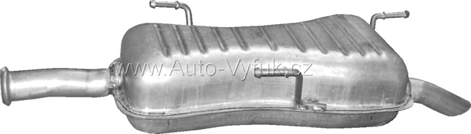 Výfuk koncový PEUGEOT 306 1.8 SEDAN, KOMBI 3/1997-0/2002 1761ccm 82kW kat.