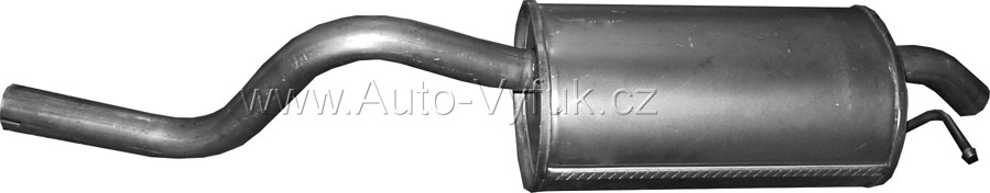Tlumič koncový Renault Twingo II 1.2i 07-11 , 1.2i-16V 07-