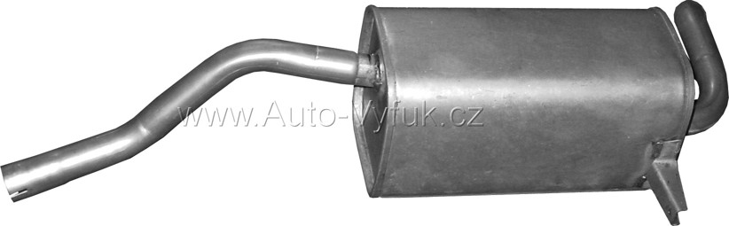 Tlumič koncový Renault Clio III 1.2i/1.4i 16V ; Modus