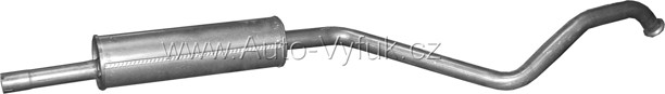 Tlumič střední Renault Laguna II 1.6i -16V; 1.8i 16V; 2.0i -16V;