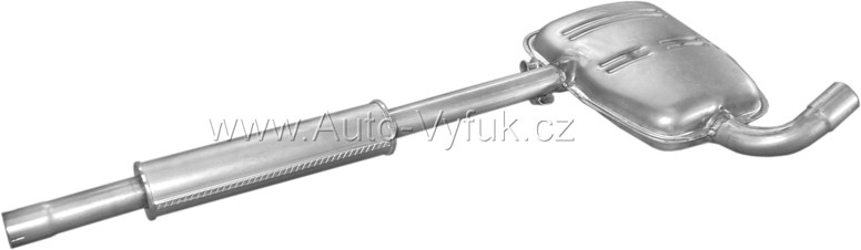 Výfuk střední SEAT TOLEDO 1.6 LIFTBACK 9/1996-9/1998 1595ccm 74kW kat.
