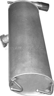 Tlumič koncový Toyota RAV 4 2.0 16V 4X4 05/00-07/03 ; 2.0 TD 4X4