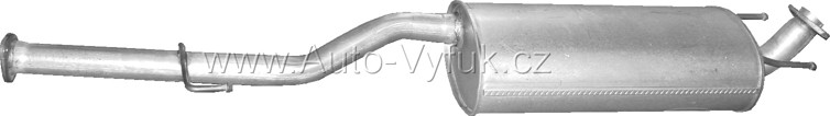 Výfuk střední TOYOTA HI-LUX 2.5 D 0/2005-0/0 2494ccm 75kW kat.
