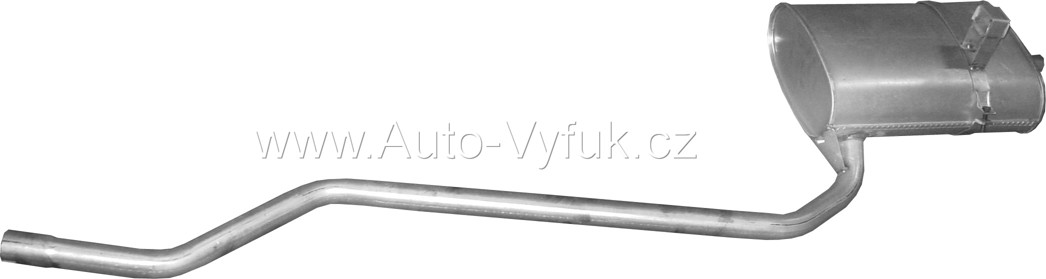 Tlumič koncový Toyota Corolla 1.4 16V Hatchback 10/99-09/01