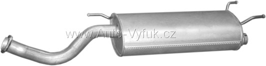 Výfuk střední TOYOTA LAND CRUISER 4.2 D 0/2006-0/0 4164ccm 150kW kat.