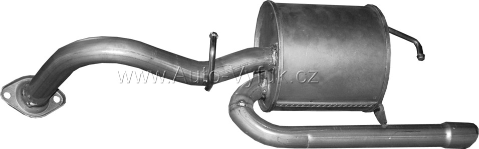 Tlumič koncový Toyota Yaris 1.3 16V 11/06-12/11