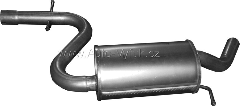 Tlumič střední Audi A3 / Seat Altea; Leon; Toledo/ VW Golf V 1.4/