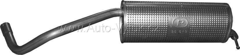 Tlumič koncový Seat Ibiza/ Skoda Fabia/VW Polo 1.0i