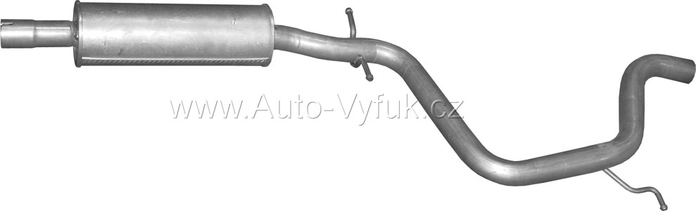 Tlumič střední VW Golf V 1.9 TDi Turbo Diesel 05/07-06/09 , Jetta