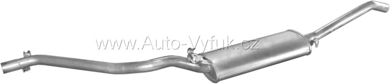 Tlumič koncový VW Jetta 1.3/1.6/1.6D 83-89