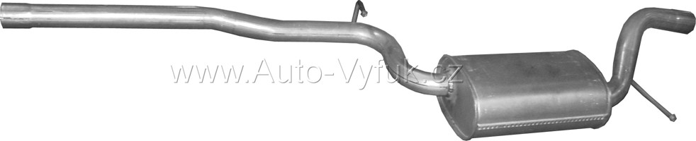 Tlumič střední VW Passat B7 2.0 TDi 04/11-06/15