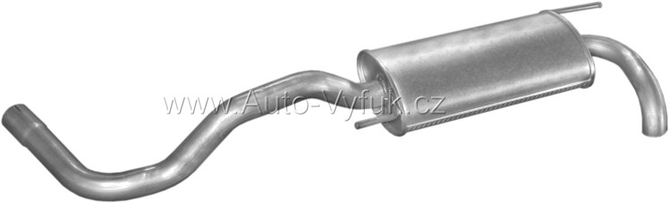 Tlumič koncový VW Polo 1.9D HB 10/94-12/99