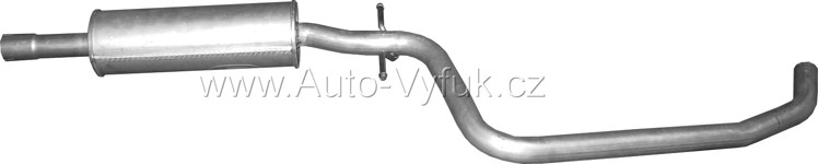 Tlumič střední VW Touran 1.6i