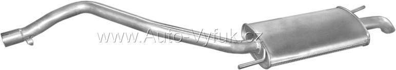 Tlumič koncový VW Transporter IV 90-95 2.0 2.5 1.9D 1.9TD 2.4D