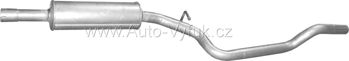 Tlumič střední VW Passat 1.9 TDi/2.0 TDi ; Passat CC 2.0 TDi