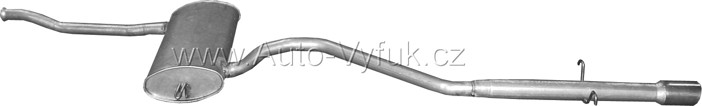 Tlumič koncový Volvo C70/S70/V70/850