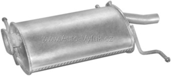 Výfuk koncový MAZDA 121 1.3 HATCHBACK 11/1987-12/1990 1324ccm 44kW kat.