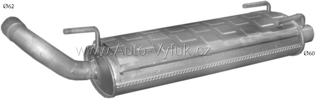 Tlumič výfuku Multicar M26.5 2.8 01/03-