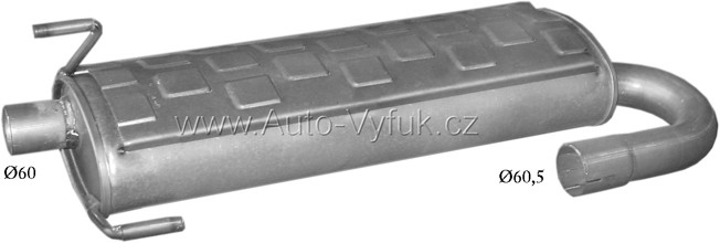 Tlumič výfuku Multicar M30 Fumo Euro III