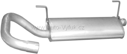 Tlumič výfuku Multicar silnik 2.8 Iveco