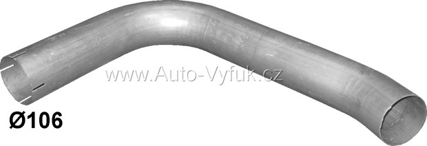 Trubka výstupní Mercedes SK 14-25 ton