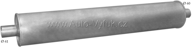 Tlumič výfuku Mercedes L 323/710 813