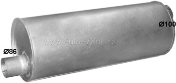 Tlumič výfuku Mercedes Sk 17-35 ton