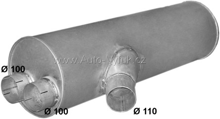 Tlumič výfuku Mercedes 2435/3248/3255/